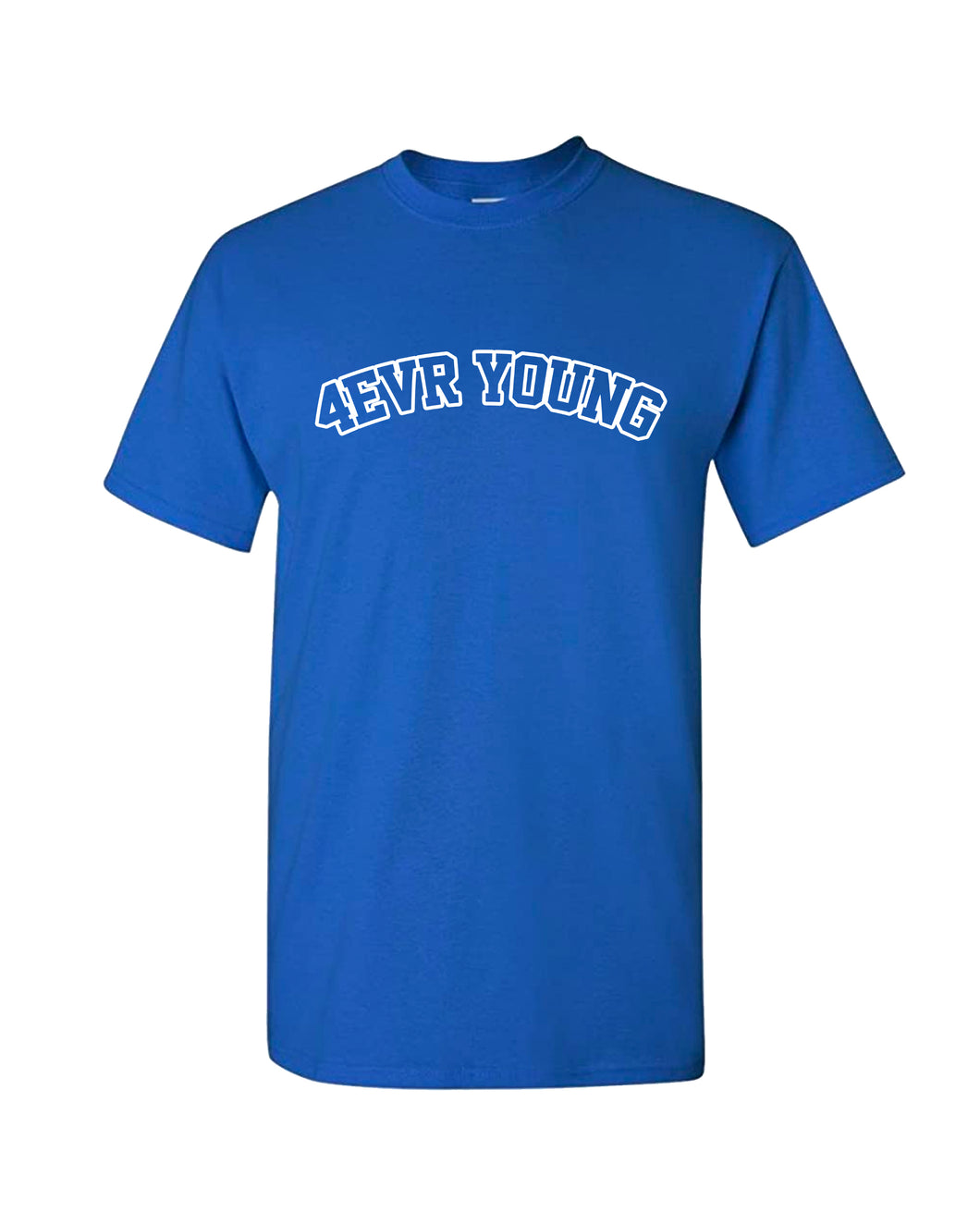 4EVR YOUNG University Royal Blue Tee